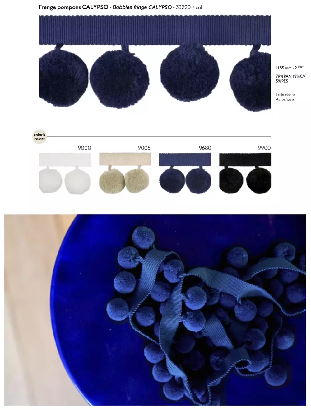 Calypso / 33220 Calypso Bobble 55mm