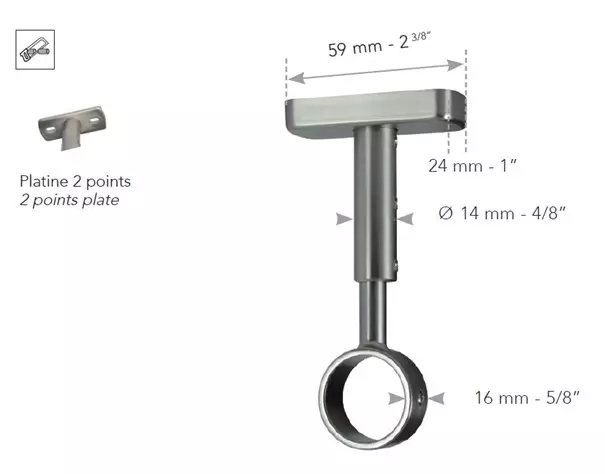 Auro / 66734 2 Auro Wall-ceiling