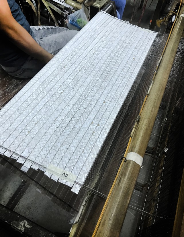 Woven on the loom